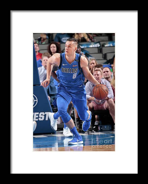 Sports Ball Framed Print featuring the photograph Kyle Collinsworth by Glenn James