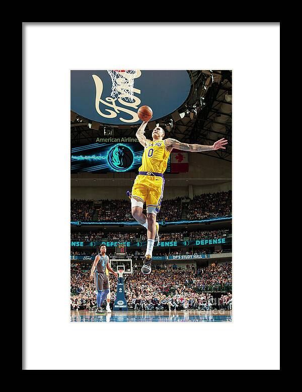 Kyle Kuzma Framed Print featuring the photograph Kyle Kuzma by Glenn James