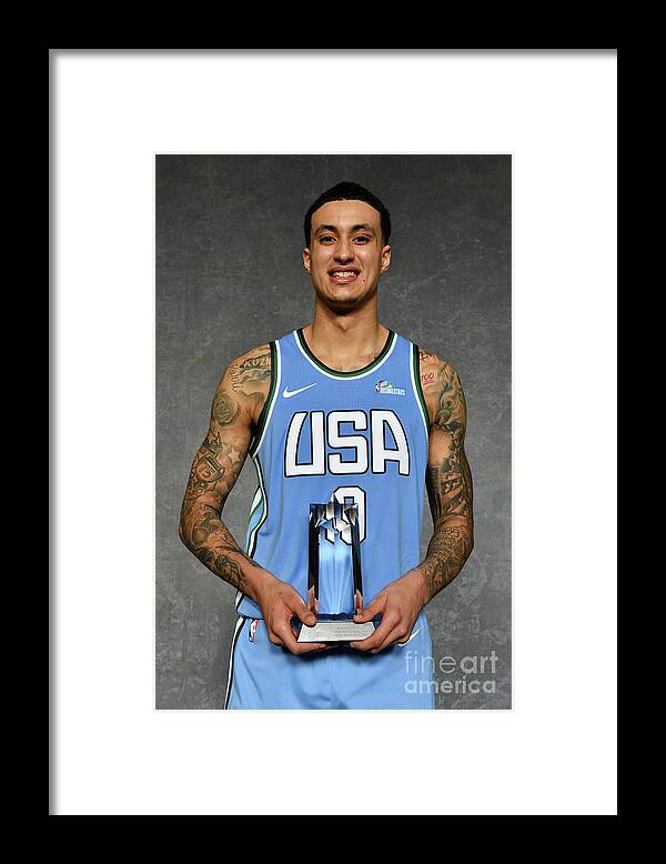 Nba Pro Basketball Framed Print featuring the photograph Kyle Kuzma by Jesse D. Garrabrant