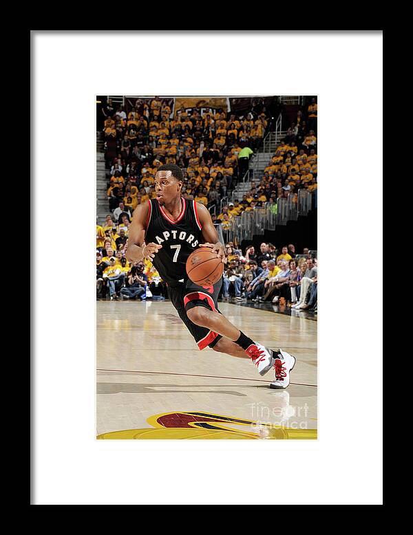 Kyle Lowry Framed Print featuring the photograph Kyle Lowry by David Liam Kyle