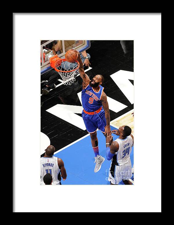 Nba Pro Basketball Framed Print featuring the photograph Kyle O'quinn by Fernando Medina