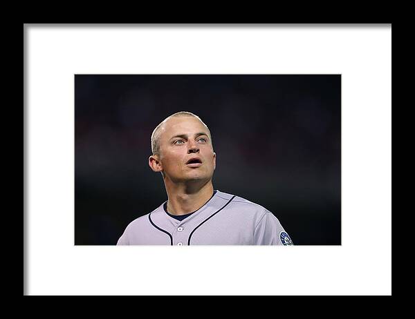 American League Baseball Framed Print featuring the photograph Kyle Seager by Jeff Gross