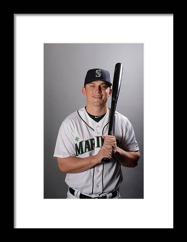 Media Day Framed Print featuring the photograph Kyle Seager by Norm Hall