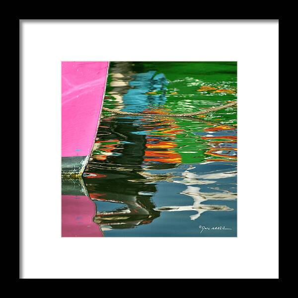 Fishing Boats Framed Print featuring the photograph La Vie En Rose by Marc Nader