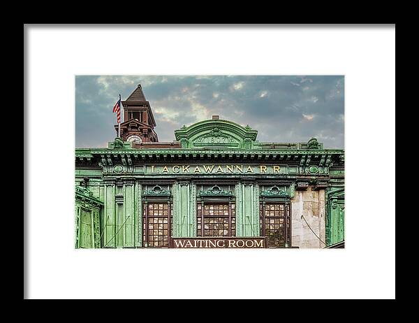 Hoboken Terminal Framed Print featuring the photograph Lackawanna RR Waiting Room by Susan Candelario