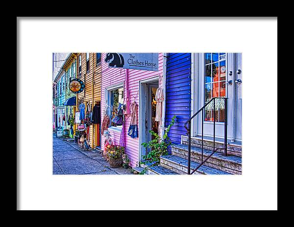 Halifax Framed Print featuring the photograph Ladies Paradise Walkway Halifax by Tatiana Travelways