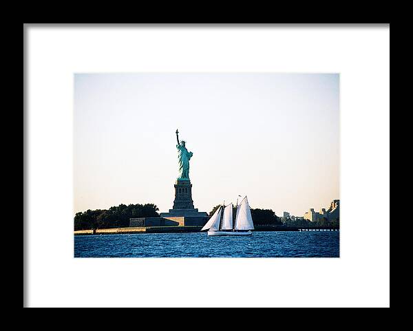 Liberty Framed Print featuring the photograph Lady Liberty by Claude Taylor