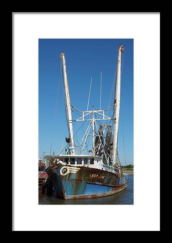 Boat Framed Print featuring the photograph Lady Love by Paul Freidlund