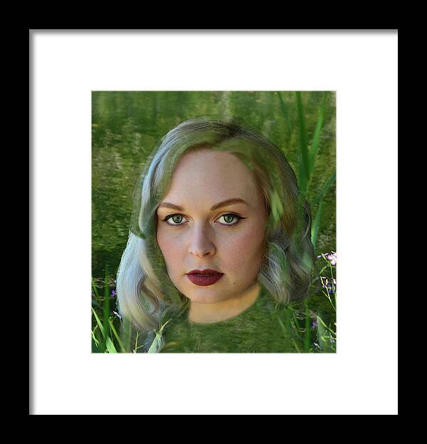 Lady Of The Lake Framed Print featuring the photograph Lady of the Lake by Marilyn MacCrakin