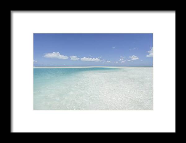 Outdoors Framed Print featuring the photograph Lagoon, Christmas Island, Kiribati. by David Madison