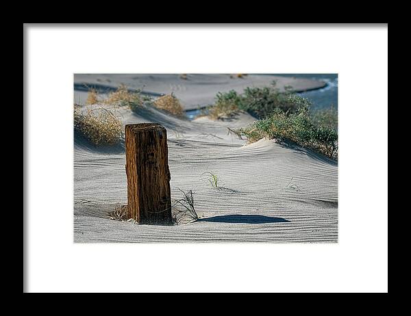 Lahontan Framed Print featuring the photograph Lahontan Sand Dunes by Rick Mosher