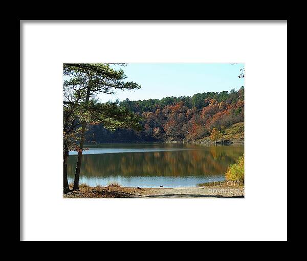 Lake Framed Print featuring the photograph Fall Reflections by On da Raks