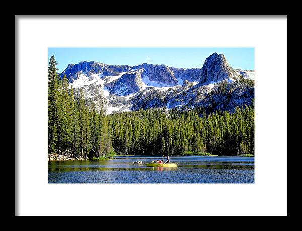 Mammoth Lakes Framed Print featuring the photograph Lake Mamie by Donna Kennedy