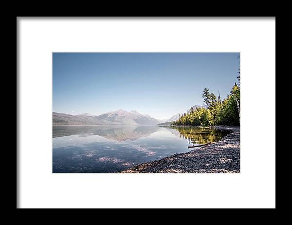 Montana Framed Print featuring the photograph Lake McDonald #1 by Alberto Zanoni
