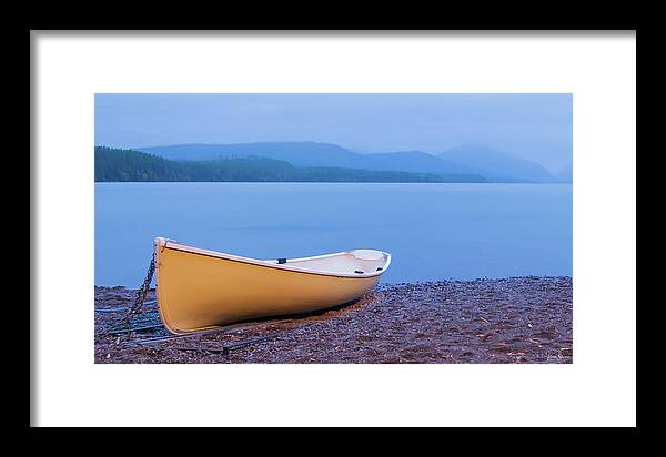 Glacier Framed Print featuring the photograph Lake McDonald Sunrise II Signed by Karen Kelm