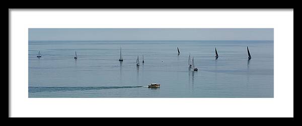  Framed Print featuring the photograph Lake Michigan Zepher by Dan Hefle