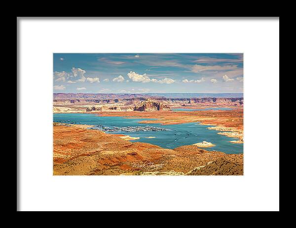 Landscape Framed Print featuring the photograph Lake Powell by Mark Joseph