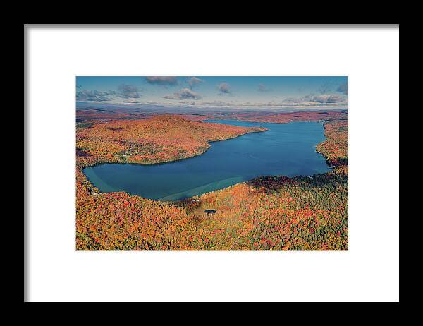 Lake Seymour Framed Print featuring the photograph Lake Seymour Vermont by John Rowe