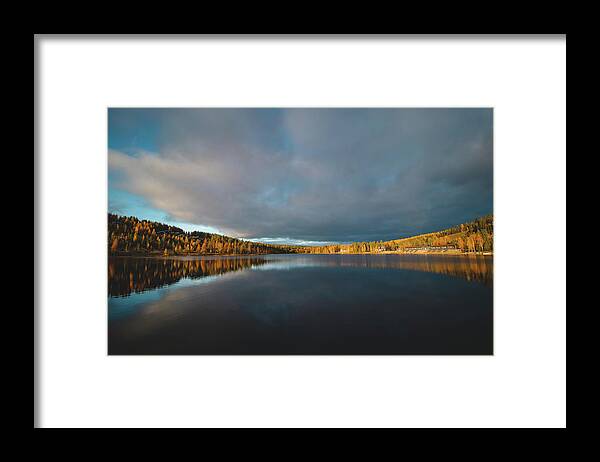 Relax Framed Print featuring the photograph Lake Syvajarvi, in Hyrynsalmi, Finland by Vaclav Sonnek