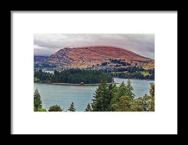 Wakatipu Framed Print featuring the photograph Lake Wakatipu, Queenstown, New Zealand #2 by Elaine Teague