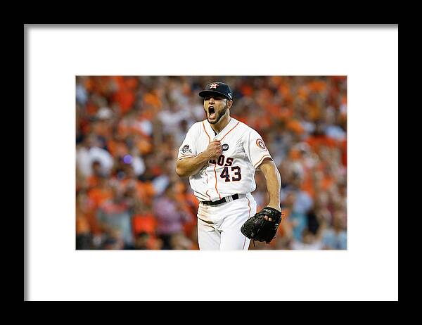 Three Quarter Length Framed Print featuring the photograph Lance Mccullers by Bob Levey
