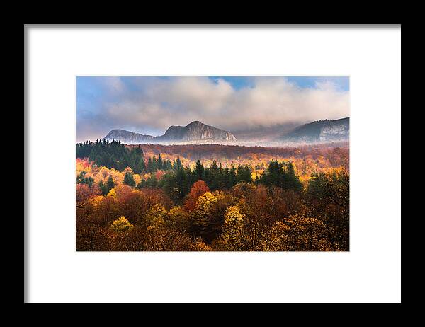 Balkan Mountains Framed Print featuring the photograph Land Of Illusion by Evgeni Dinev