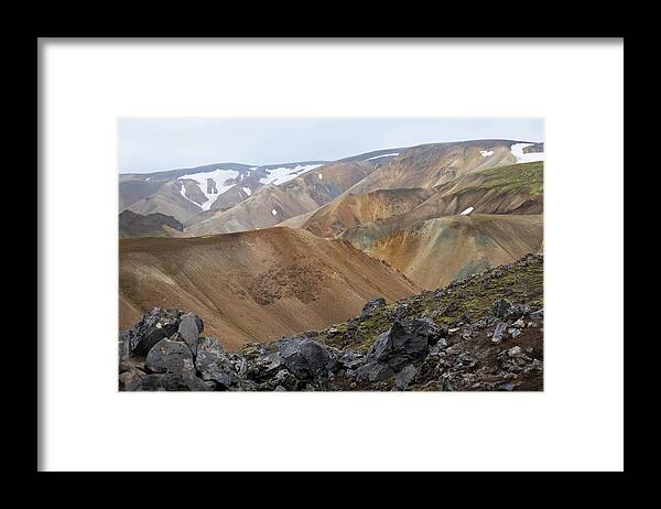 Iceland Framed Print featuring the photograph Landmannalaugar volcanic landscape by RicardMN Photography