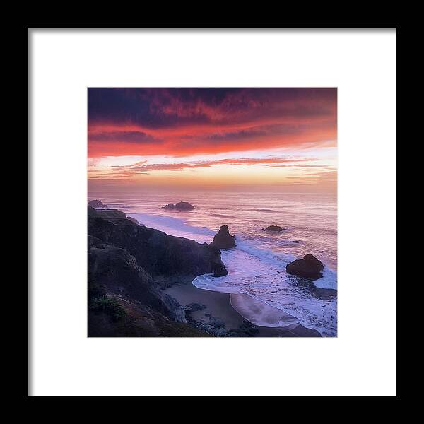  Framed Print featuring the photograph Lands End Magic by Louis Raphael