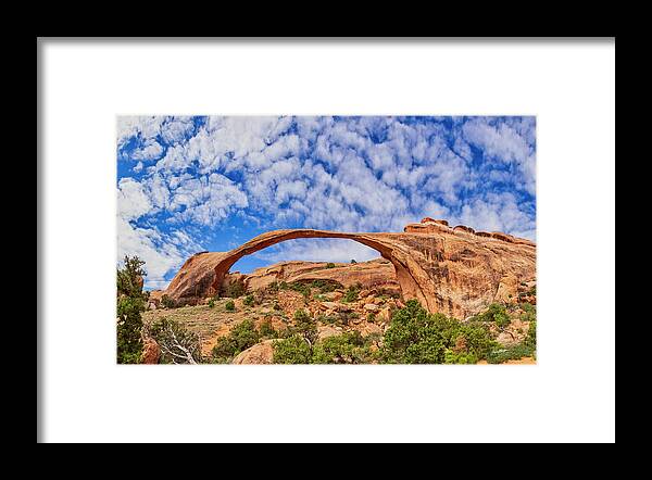 Arch Framed Print featuring the photograph Landscape Arch by Jurgen Lorenzen