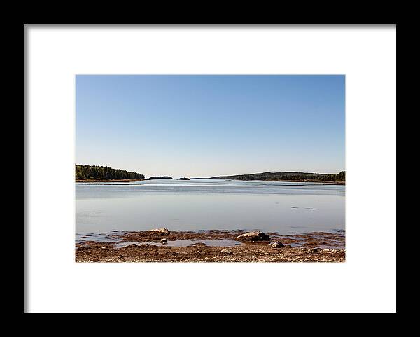 Seascape Framed Print featuring the photograph Landscape Photography - Coastal Maine by Amelia Pearn