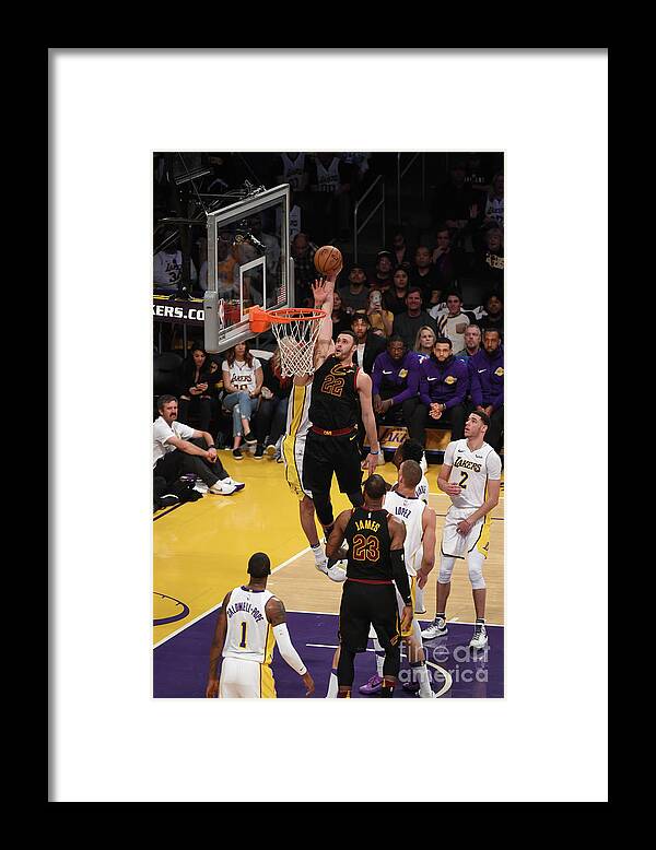 Nba Pro Basketball Framed Print featuring the photograph Larry Nance by Adam Pantozzi