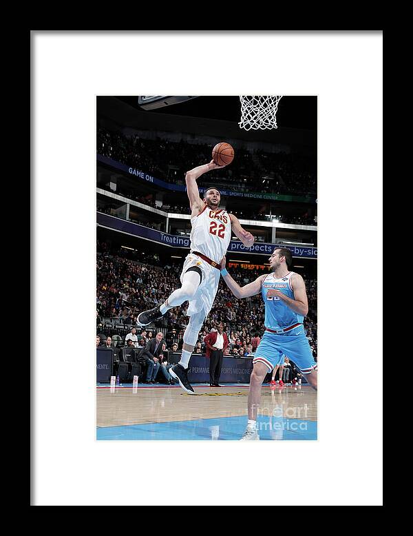 Nba Pro Basketball Framed Print featuring the photograph Larry Nance by Rocky Widner