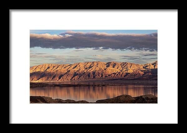 Nevada Framed Print featuring the photograph Las Vegas Bay Reflection by James Marvin Phelps
