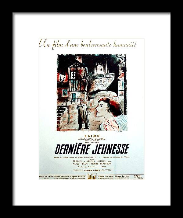 Cerutti Framed Print featuring the mixed media ''Last Desire'', 1939 by Movie World Posters