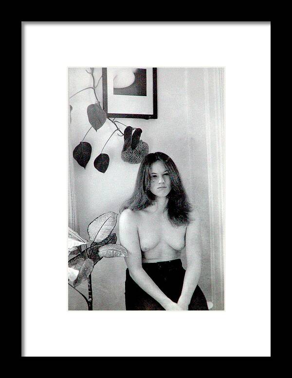 Nude Framed Print featuring the photograph Laurie by John Toxey
