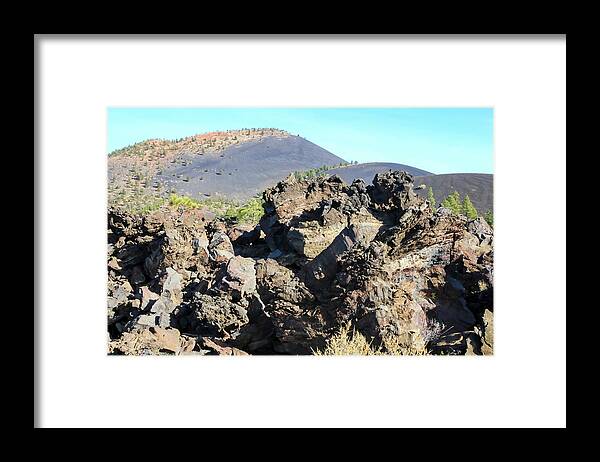 Arizona Framed Print featuring the photograph Lava Field at Sunset Crater by Dawn Richards