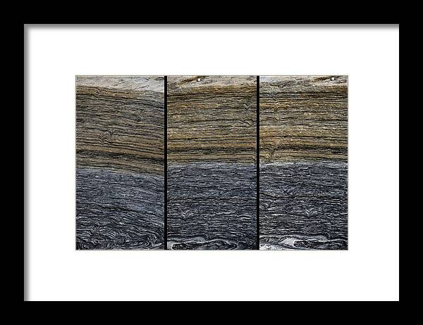 Layers Framed Print featuring the photograph Layers Of Rock by Jeff Townsend