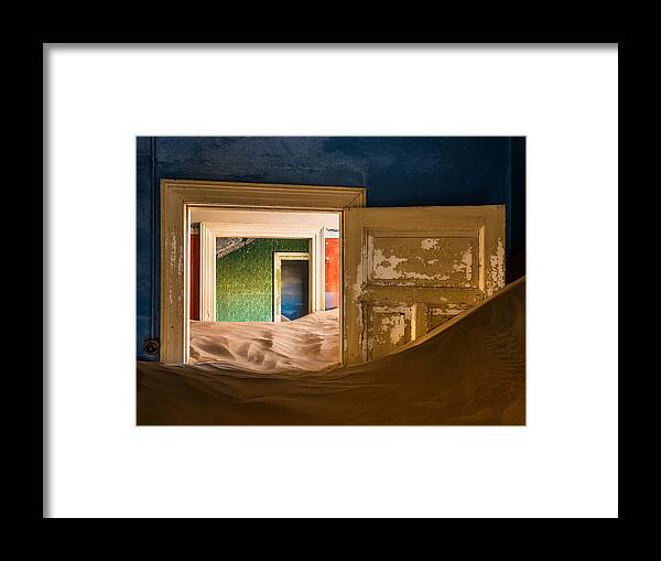 Kolmanskuppe Framed Print featuring the photograph Layers by Peter Boehringer