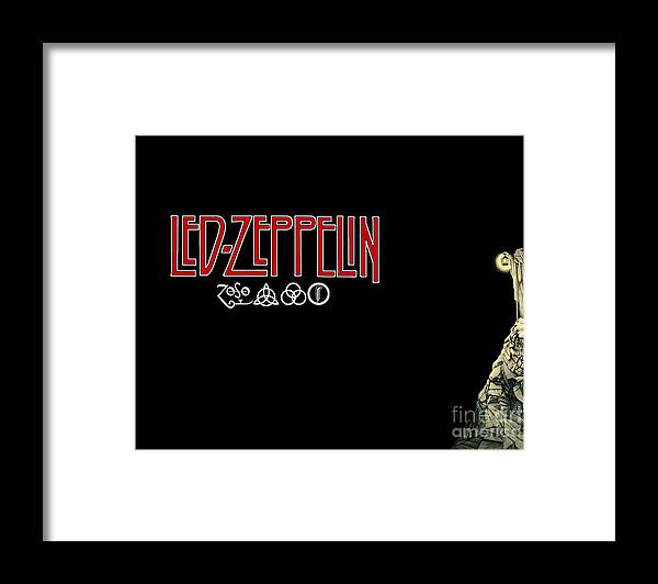 Led Framed Print featuring the photograph Led Zeppelin by Action