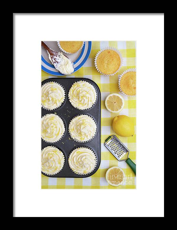 Cupcakes Framed Print featuring the photograph Lemon Cupcakes by Tim Gainey