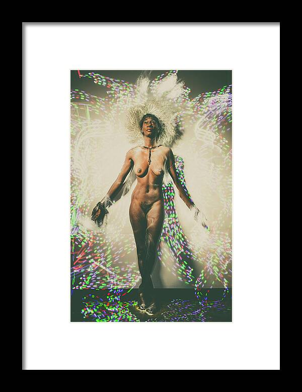 Chakra Framed Print featuring the photograph Let it flow by Jose Pagan