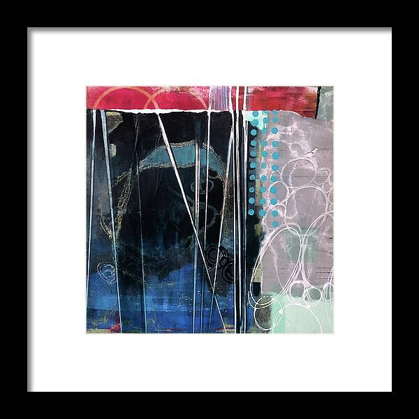 Collage Framed Print featuring the mixed media Let it Rain by Julie Tibus