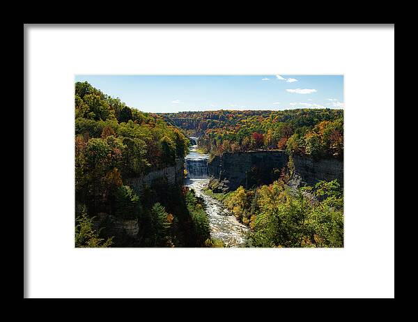 Nature Framed Print featuring the photograph Letchworth State Park by Nicole Lloyd