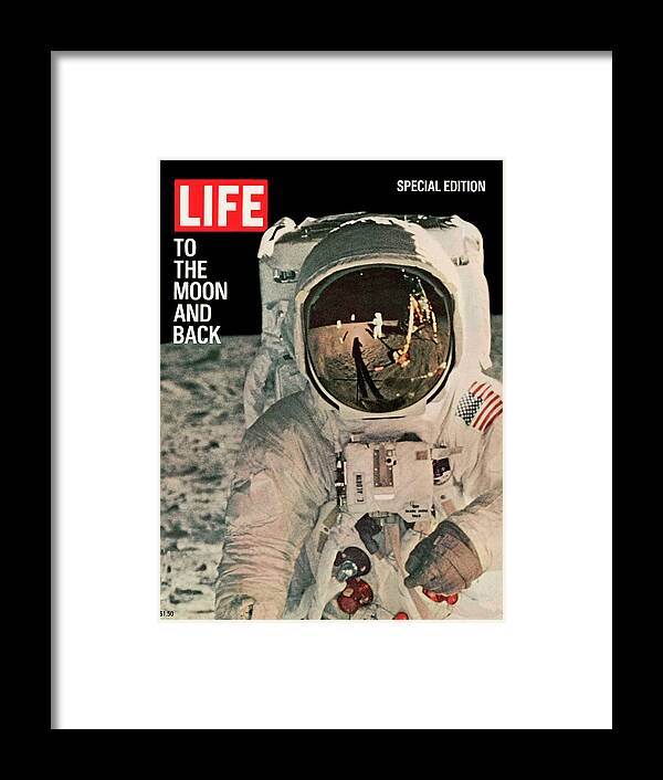 Cover Framed Print featuring the photograph LIFE Cover August 11 1969 by Nasa