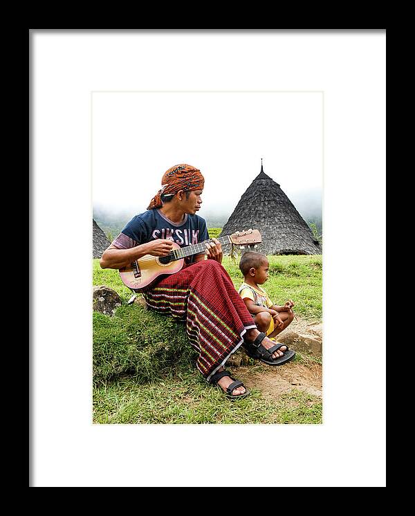 Wae Rebo Framed Print featuring the photograph Lullaby - Wae Rebo Village. Flores, Indonesia by Earth And Spirit