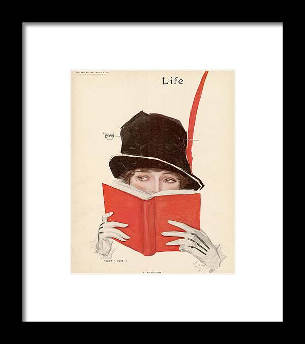 Life Magazine Cover Framed Print featuring the mixed media Life Magazine Cover, March 9, 1911 by Henry Hutt
