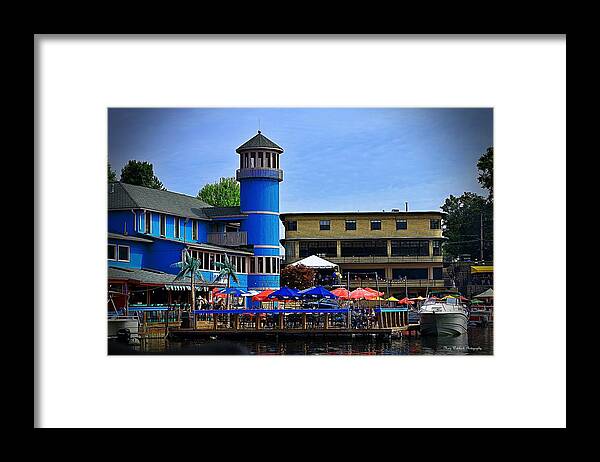 Lake Framed Print featuring the photograph Life on Portage Lakes Ohio by Mary Walchuck