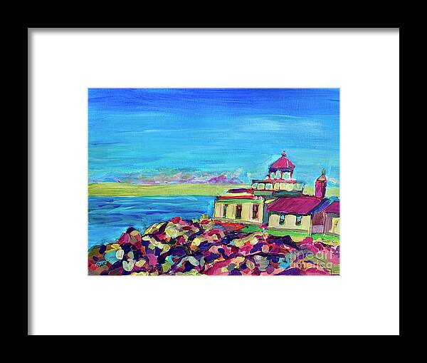 Maine Framed Print featuring the painting Life Saver by Patsy Walton