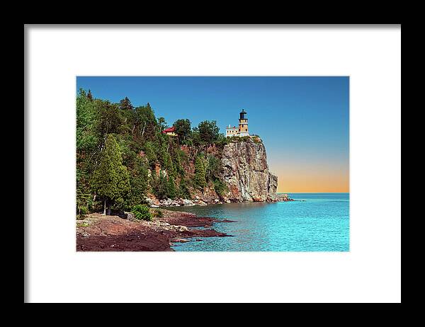 Minnesota Framed Print featuring the photograph Light House by Pablo Saccinto