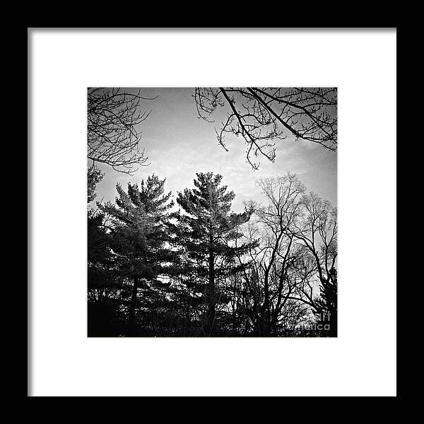 Landscape Framed Print featuring the photograph Light of Holiness - Black and White by Frank J Casella